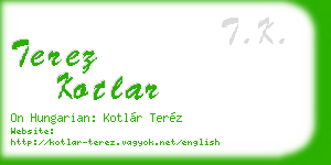 terez kotlar business card